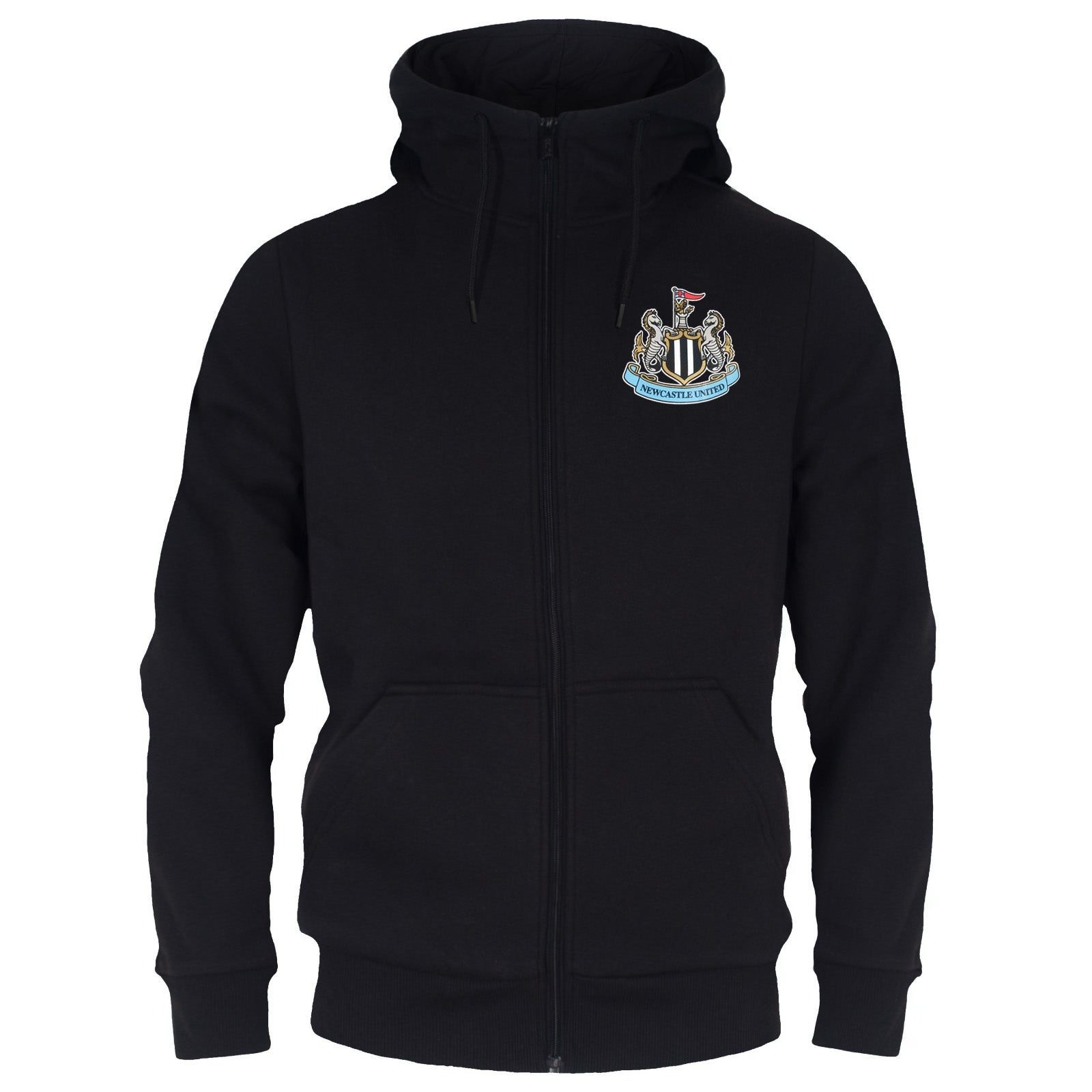 Newcastle United FC Mens Zip Hoodie