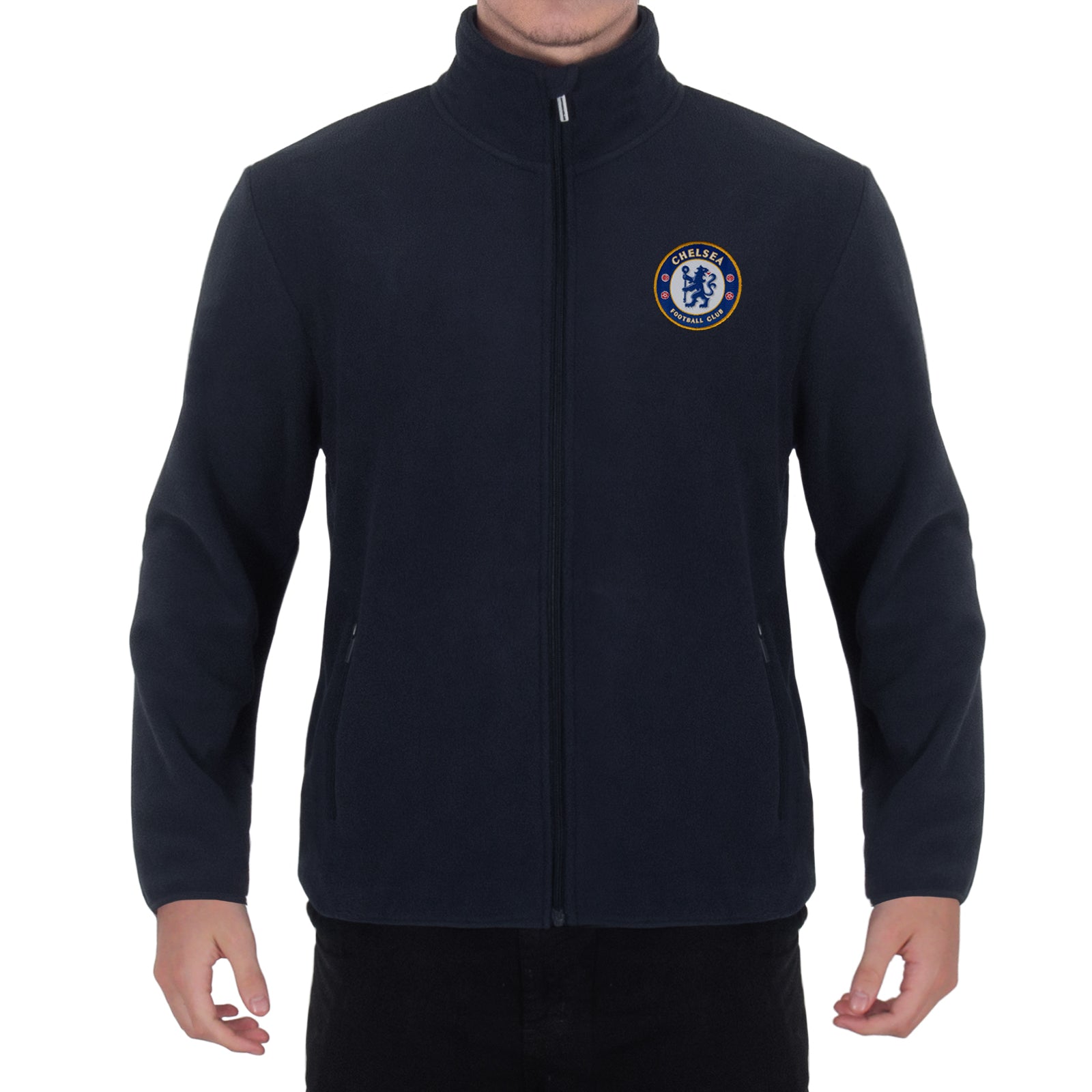 CHELSEA FC CFCロゴ 青ジャケット XL Chelsea FC Adults Fleece Jacket Navy