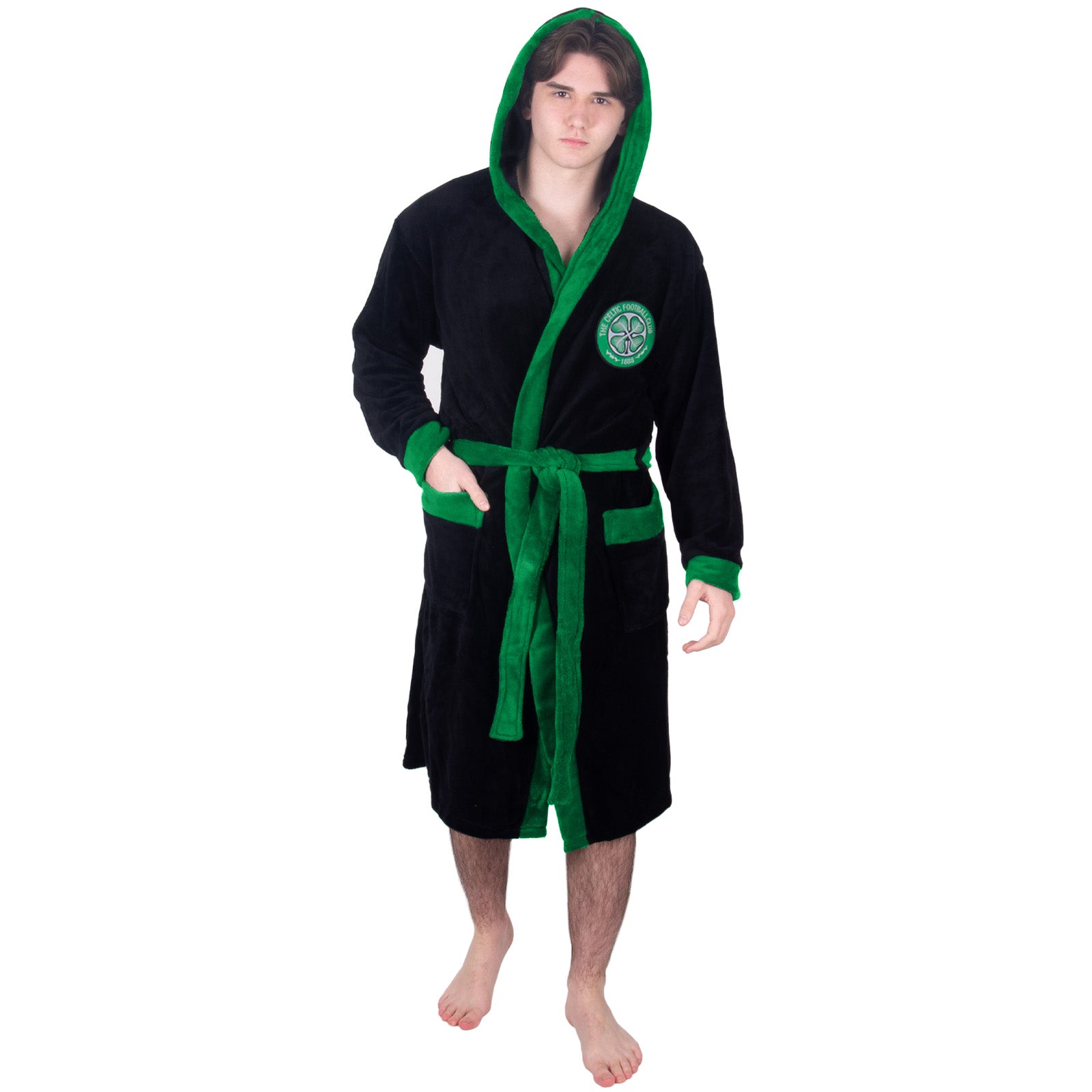 green emerald velvet dress Celtic FC Mens Dressing Gown