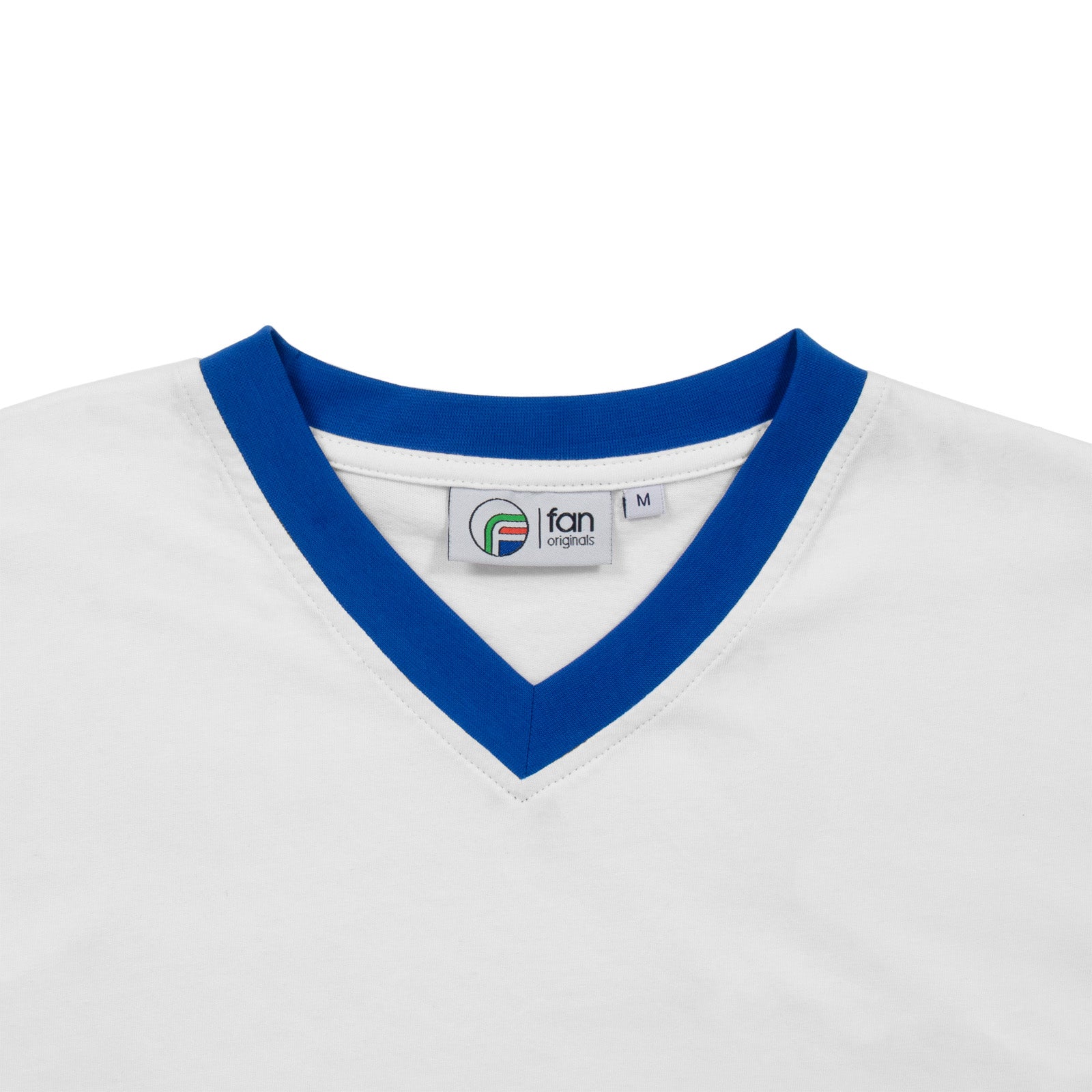 White Smiley V-Neck