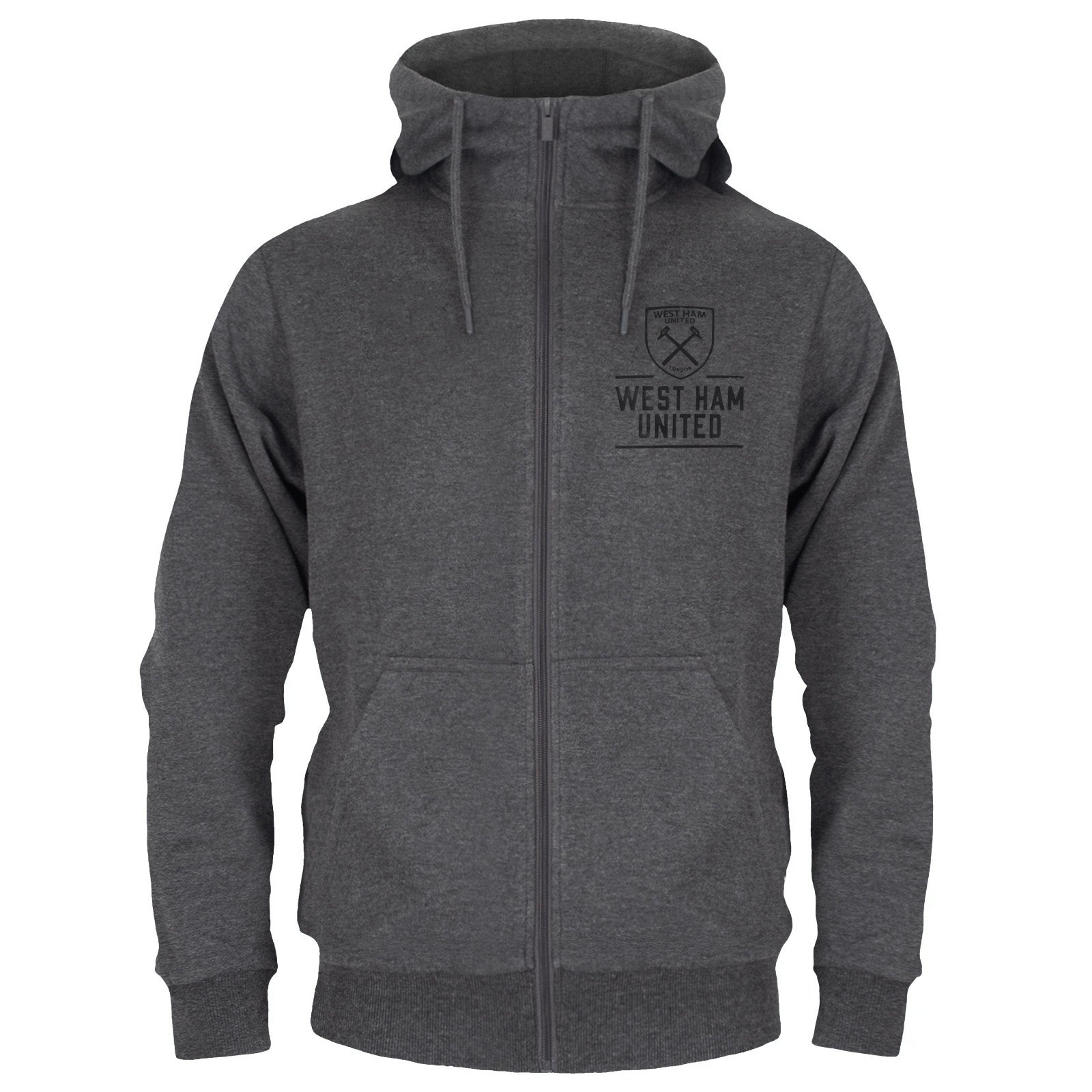 West Ham United FC Mens Zip Hoody