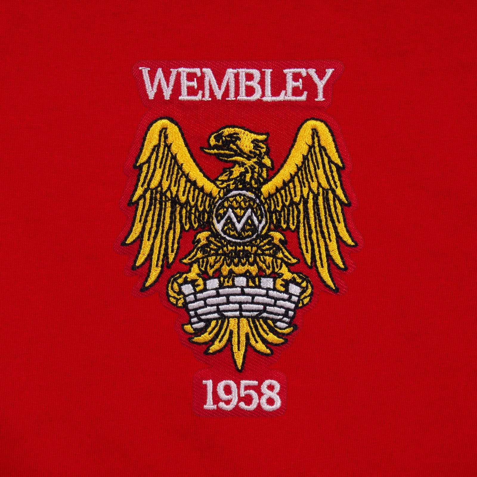 Red V-Neck Wembley 58 Crest