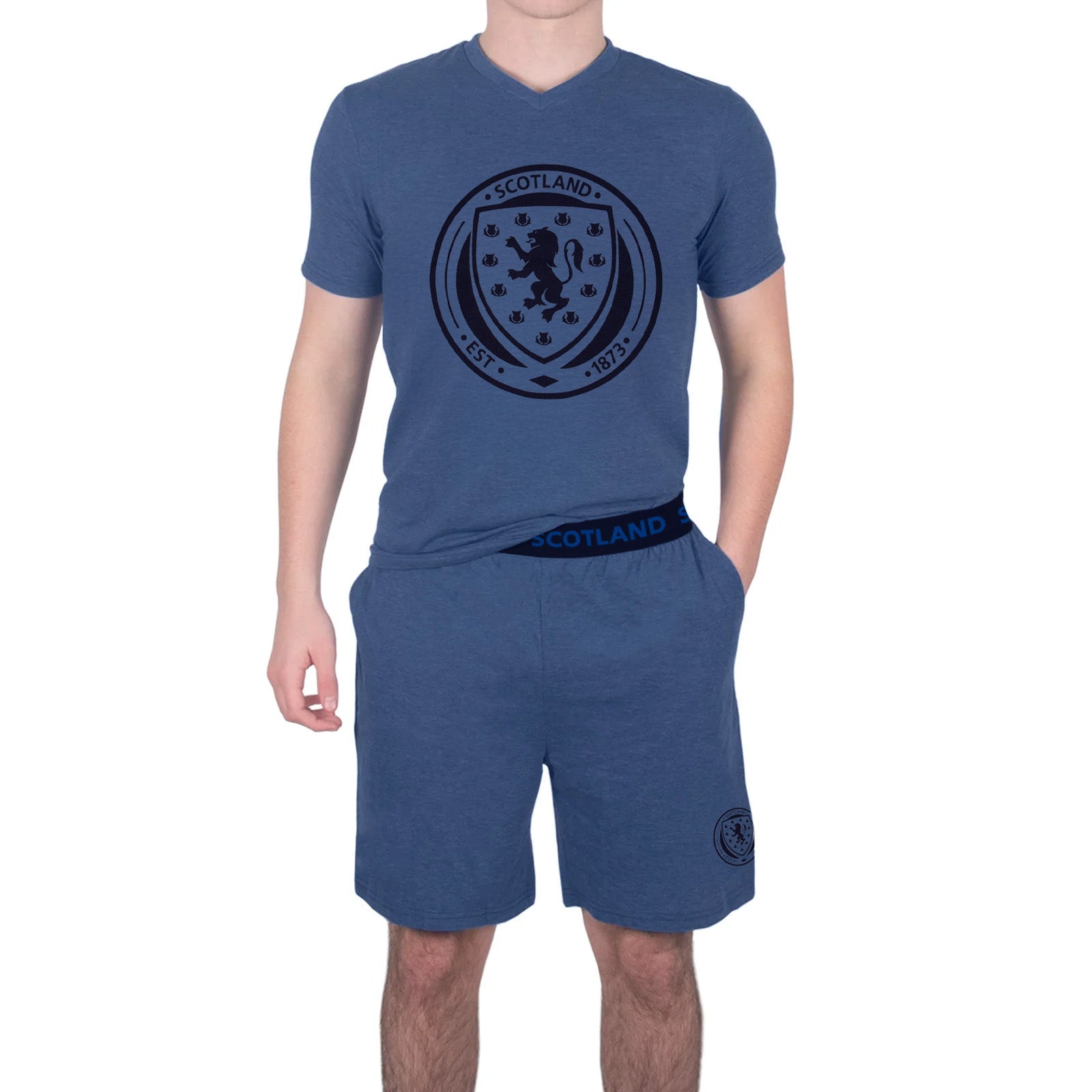 Navy Marl