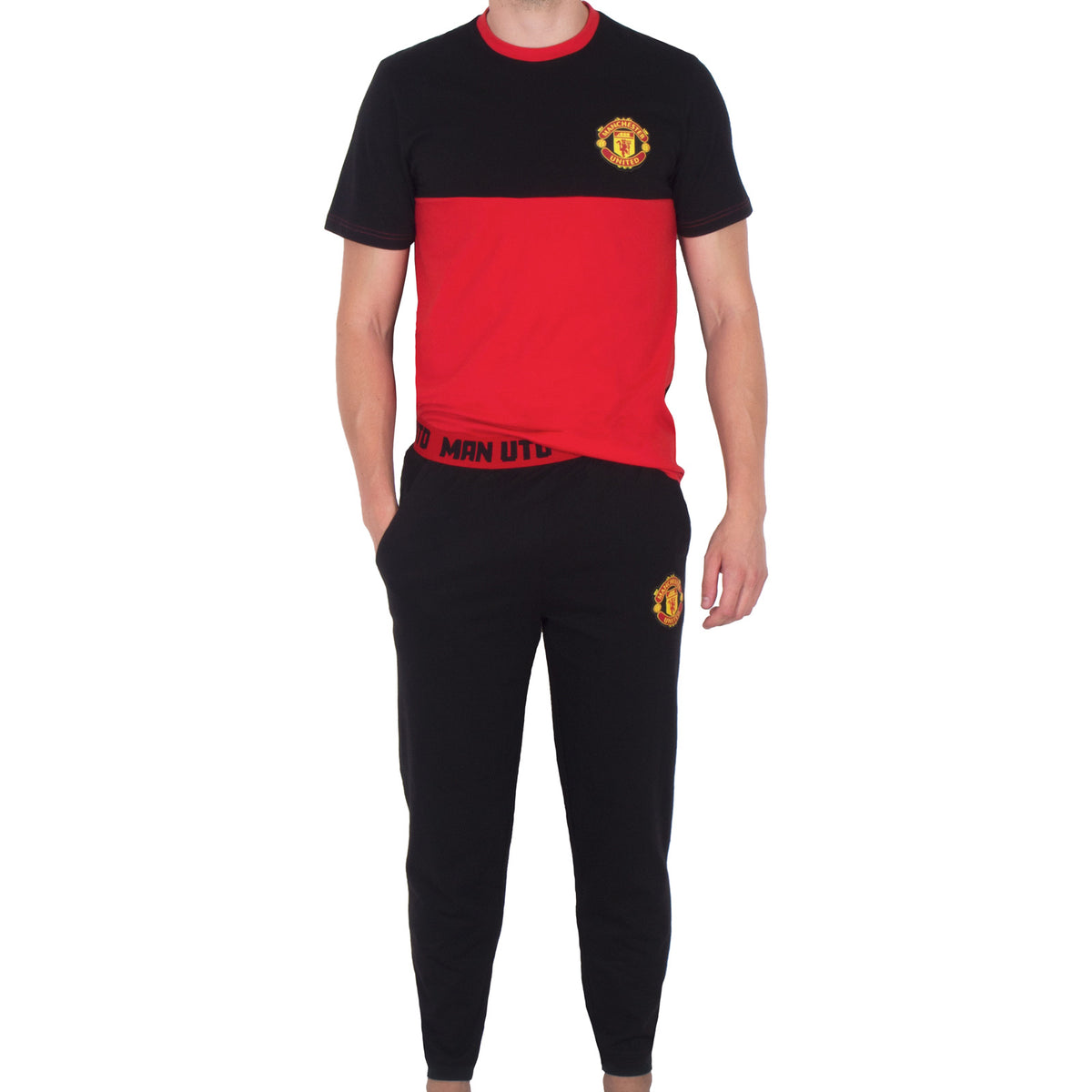 Manchester United FC Mens Pyjamas Long